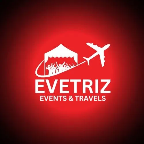 Evetriz Events & Travels logo designed by GotechDigi