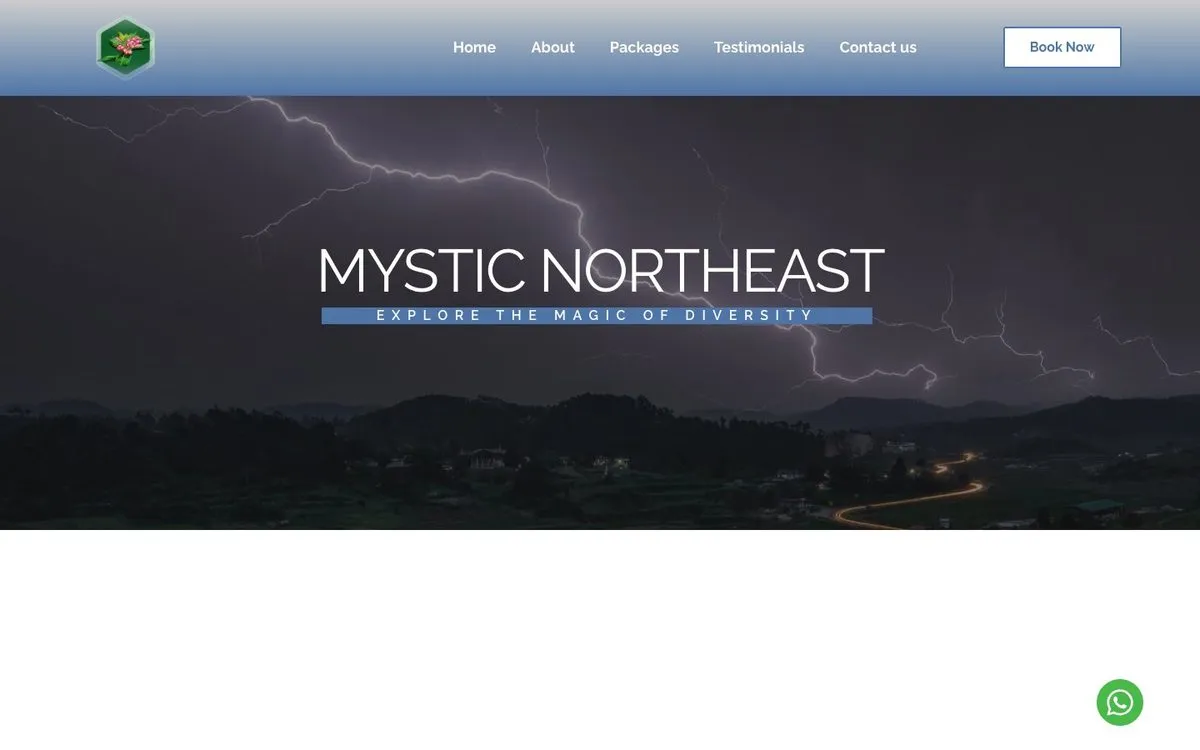 Mystic Northeast website homepage designed by GotechDigi